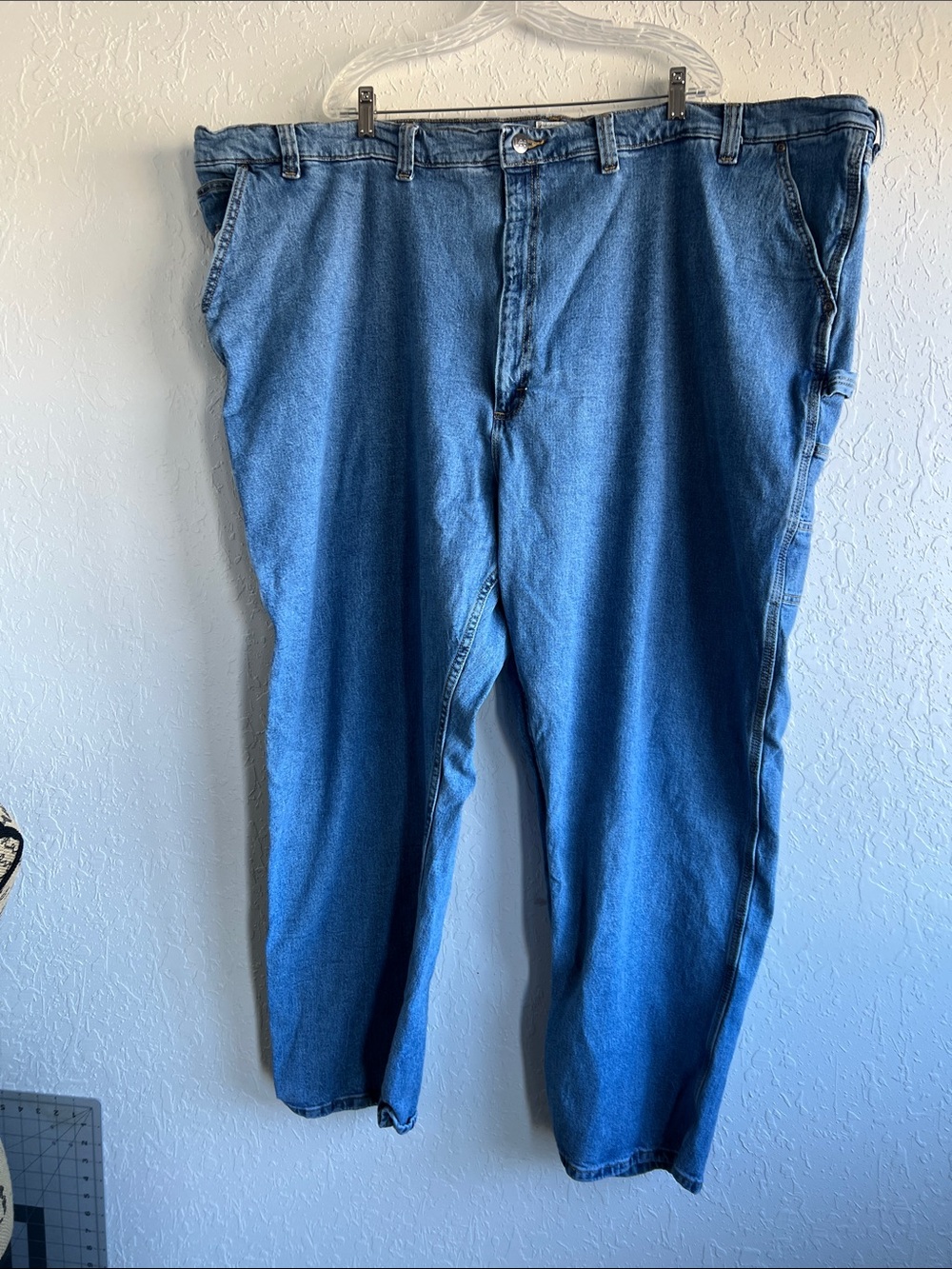 Lee 58X34 Men's Relaxed Fit Blue Denim Jeans